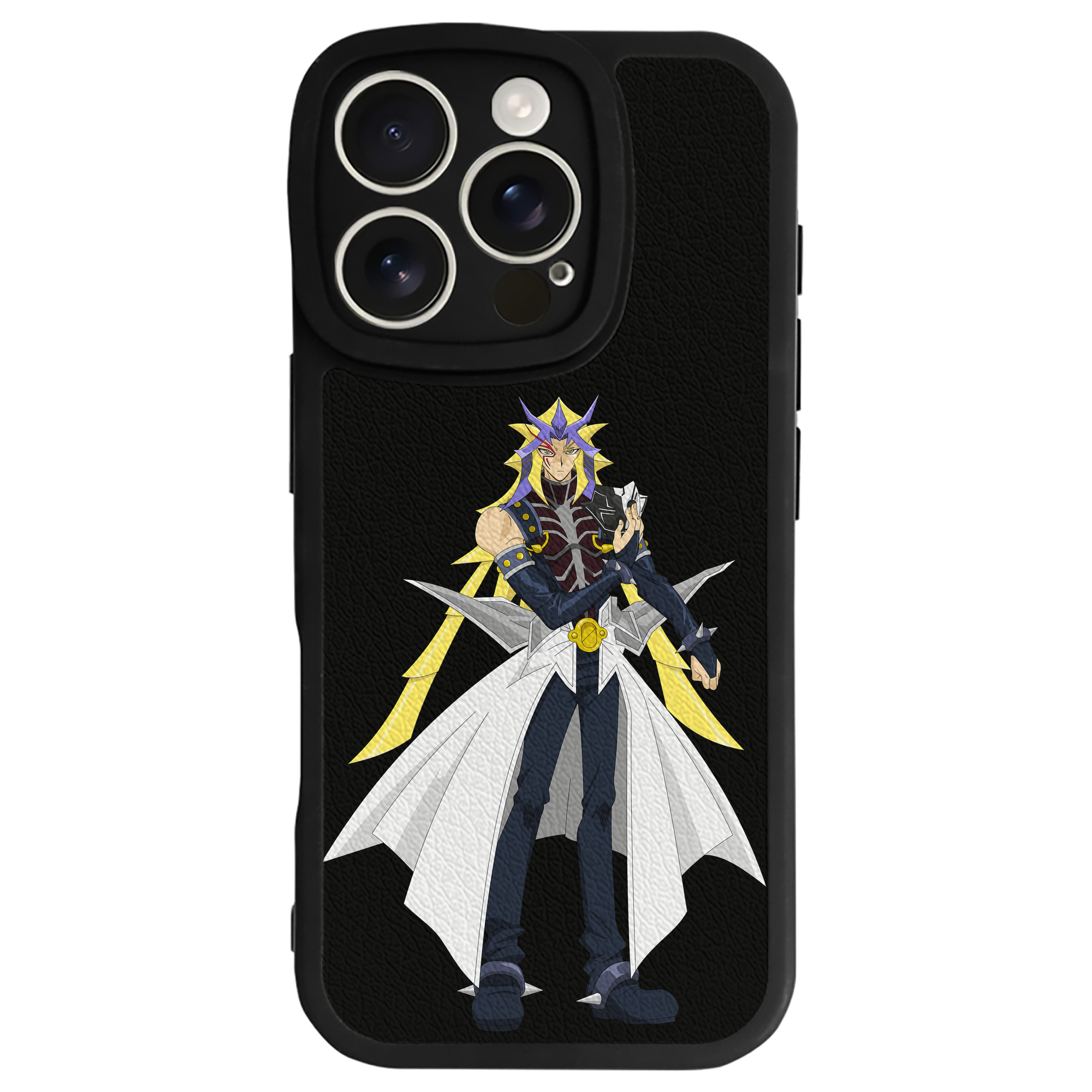 遊☆戯☆王 Yu-Gi-Oh! 【iPhone 16シリーズ対応】シリコンスマホケース（レザー調） 材質：シリコン